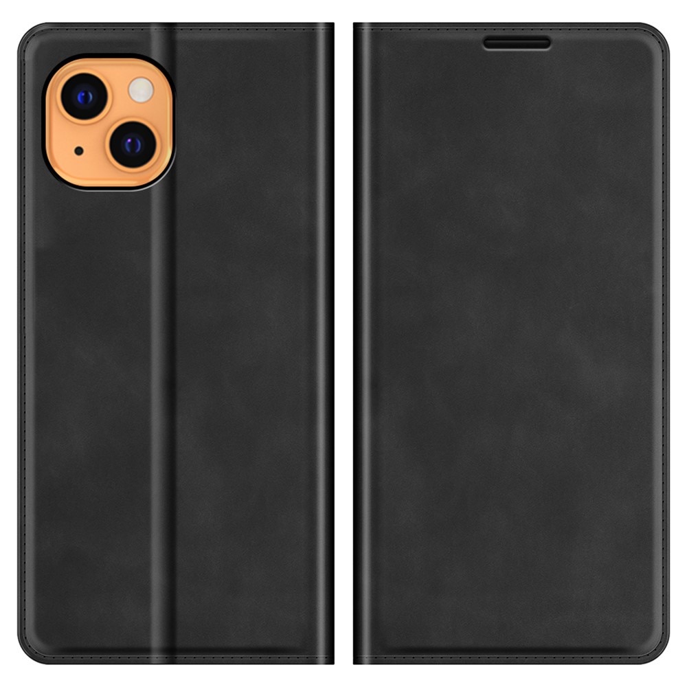 Cover portafoglio sottili iPhone 13 nero