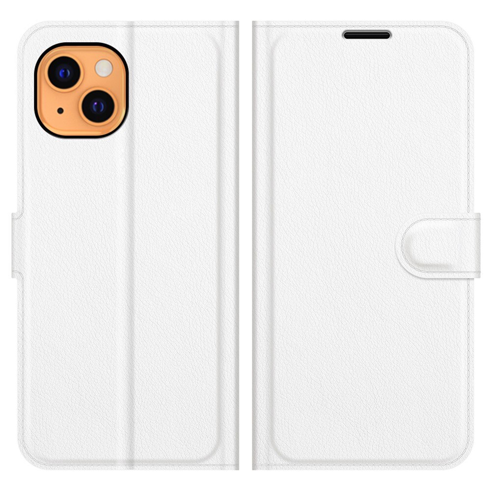 Cover portafoglio Apple iPhone 13 Bianco