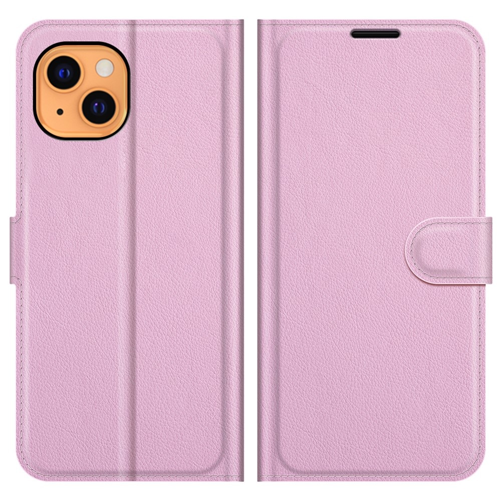 Cover portafoglio Apple iPhone 13 Rosa