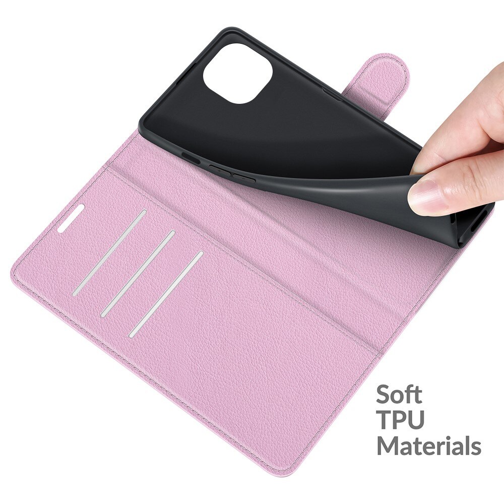 Cover portafoglio Apple iPhone 13 Rosa