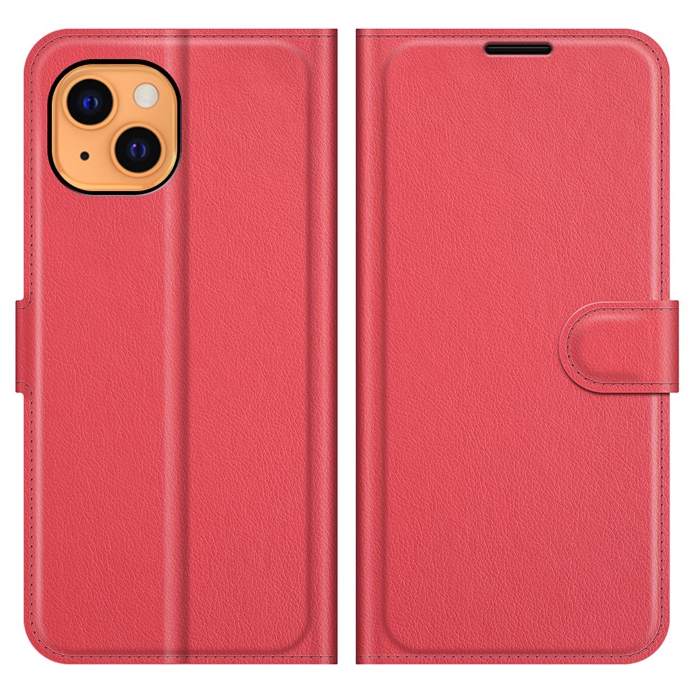Cover portafoglio Apple iPhone 13 Rosso