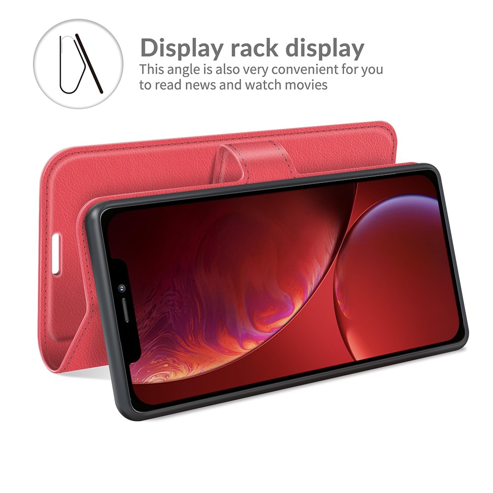 Cover portafoglio Apple iPhone 13 Rosso
