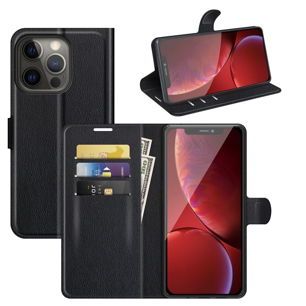 Cover portafoglio Apple iPhone 13 Pro Nero