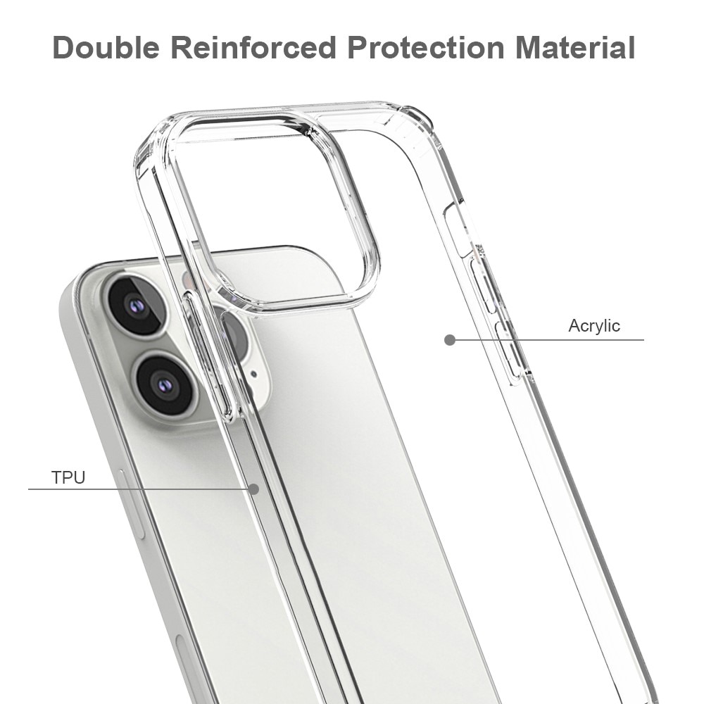 Cover ibrido Crystal Hybrid per iPhone 13 Pro, trasparente