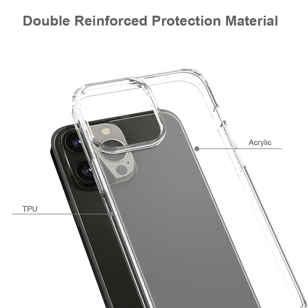 Cover ibrido Crystal Hybrid per iPhone 13 Pro Max, trasparente