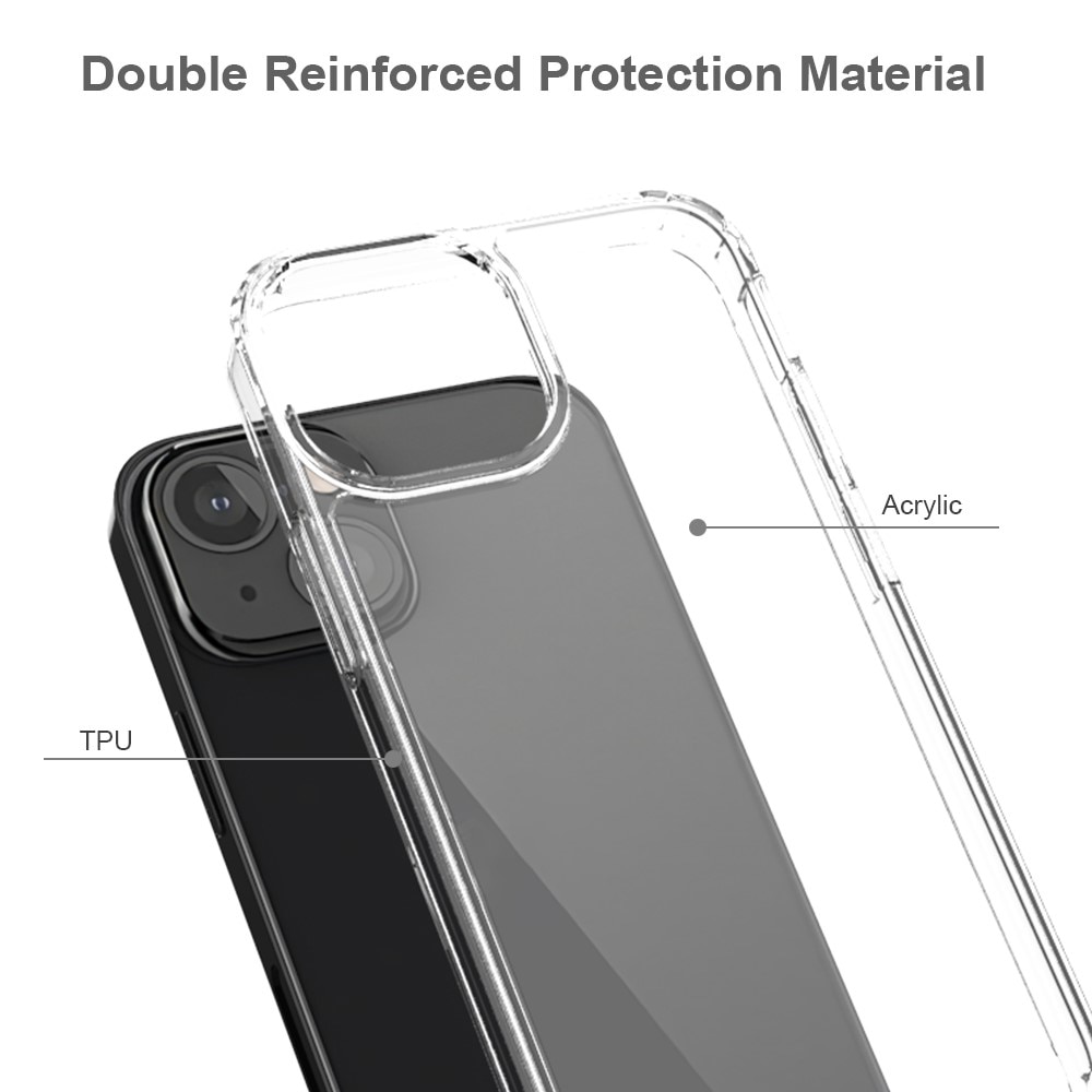 Cover ibrido Crystal Hybrid per iPhone 13 Mini, trasparente