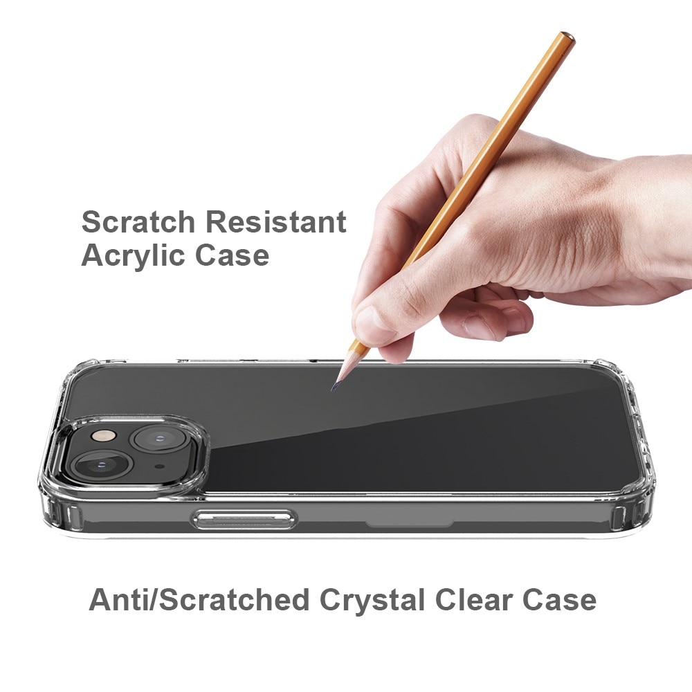 Cover ibrido Crystal Hybrid per iPhone 13 Mini, trasparente