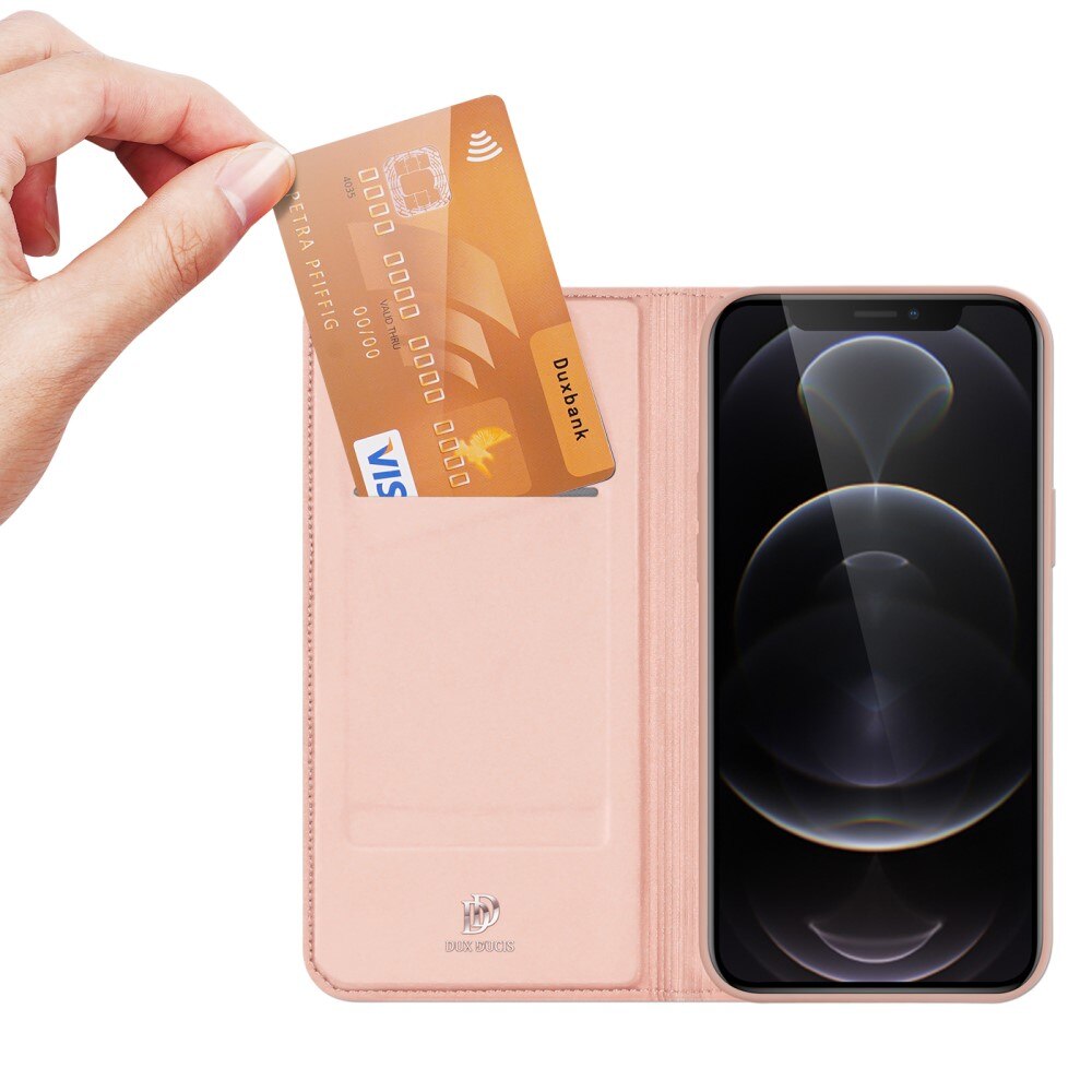 Cover portafoglio Skin Pro Series iPhone 13 Pro Rose Gold