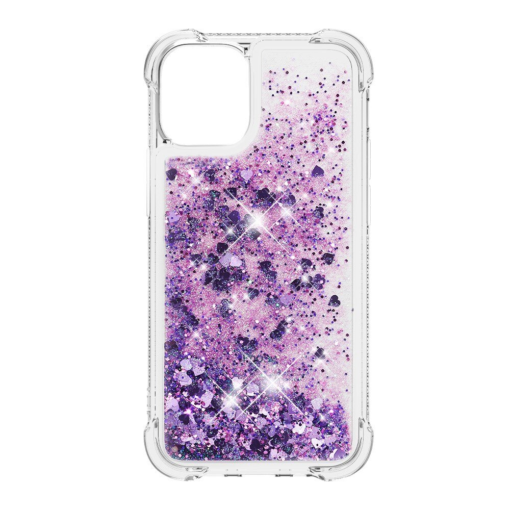 Cover Glitter Powder TPU iPhone 13 Viola