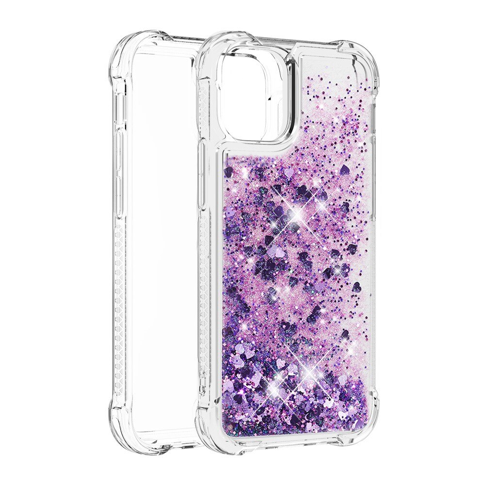 Cover Glitter Powder TPU iPhone 13 Viola