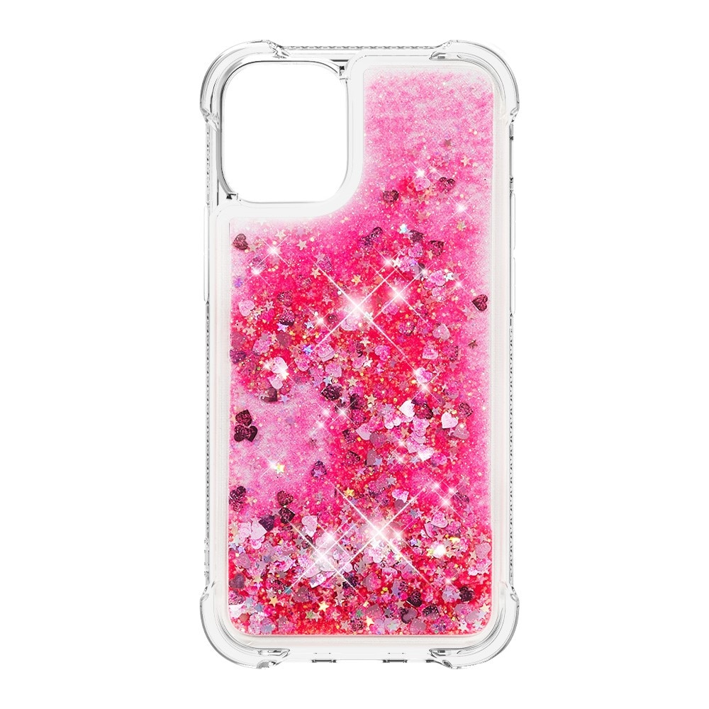 Cover Glitter Powder TPU iPhone 13 Rosa