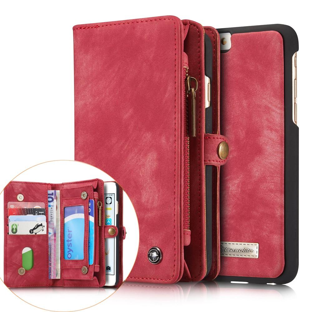 Cover portafoglio Multi-Slot iPhone 6/6S Rosso