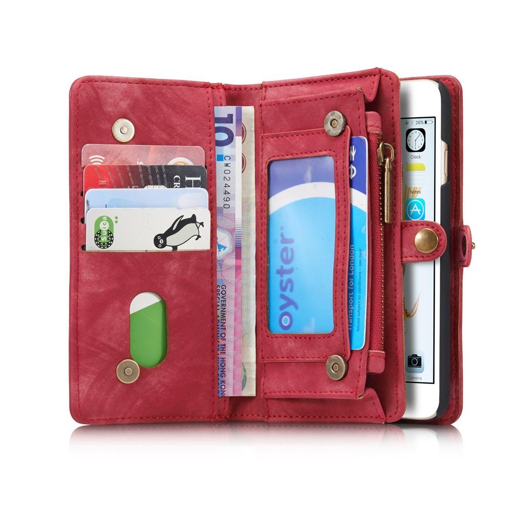 Cover portafoglio Multi-Slot iPhone 6/6S Rosso