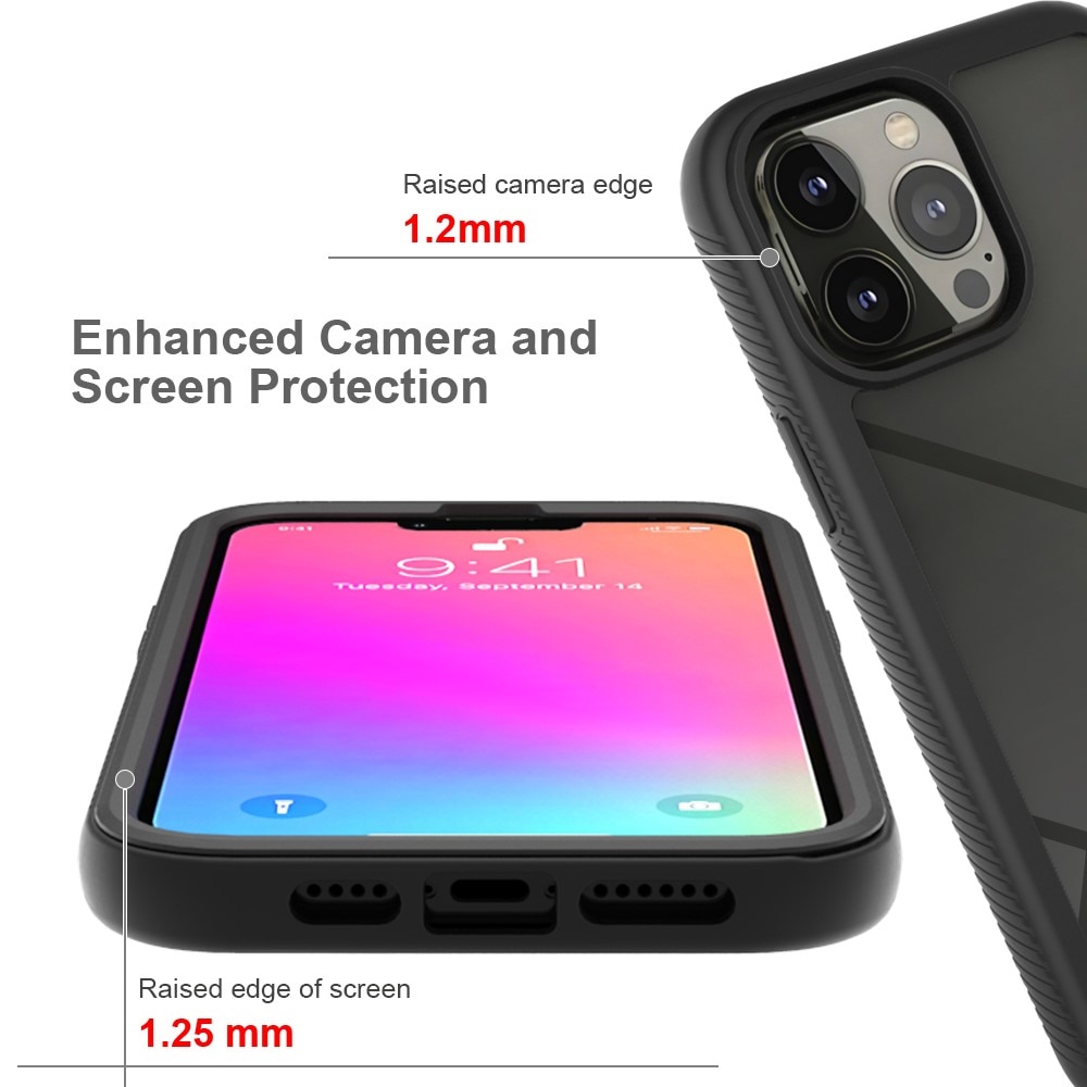 Cover protezione totale Apple iPhone 13 Pro Max Nero