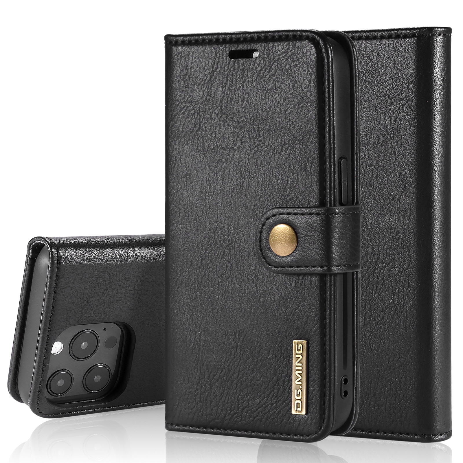 Cover portafoglio Magnet Wallet iPhone 13 Pro Black