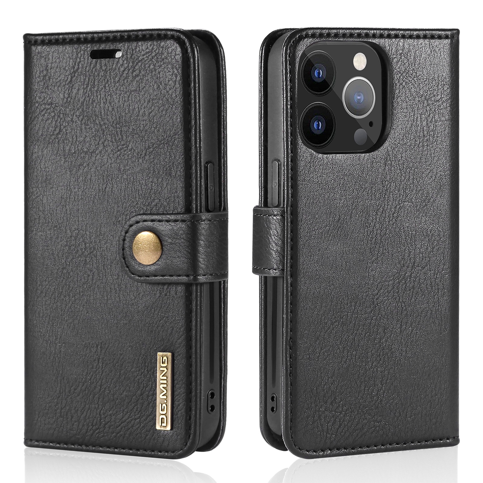 Cover portafoglio Magnet Wallet iPhone 13 Pro Black