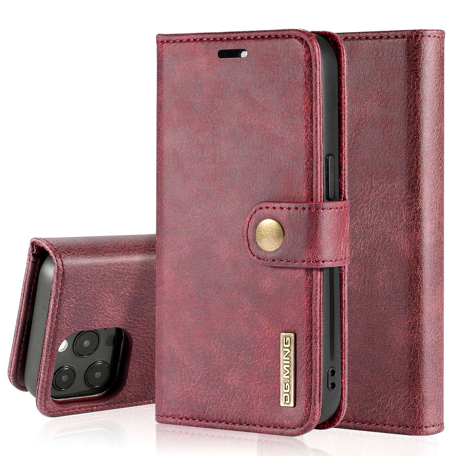 Cover portafoglio Magnet Wallet iPhone 13 Pro Red