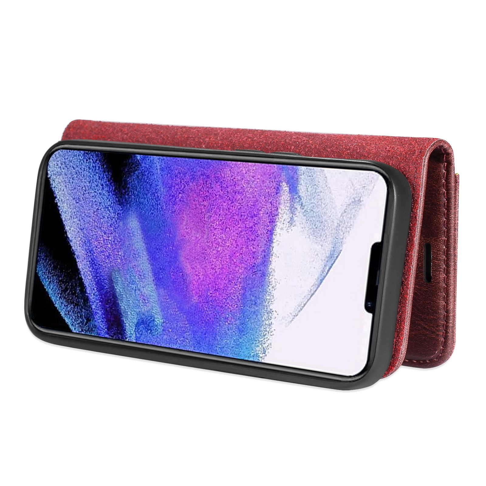 Cover portafoglio Magnet Wallet iPhone 13 Pro Max Red