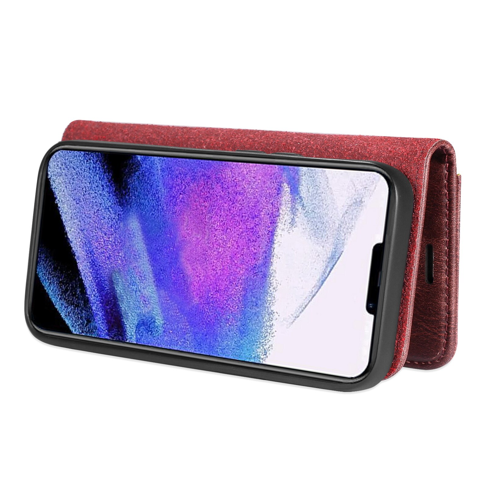 Cover portafoglio Magnet Wallet iPhone 13 Pro Max Rosso
