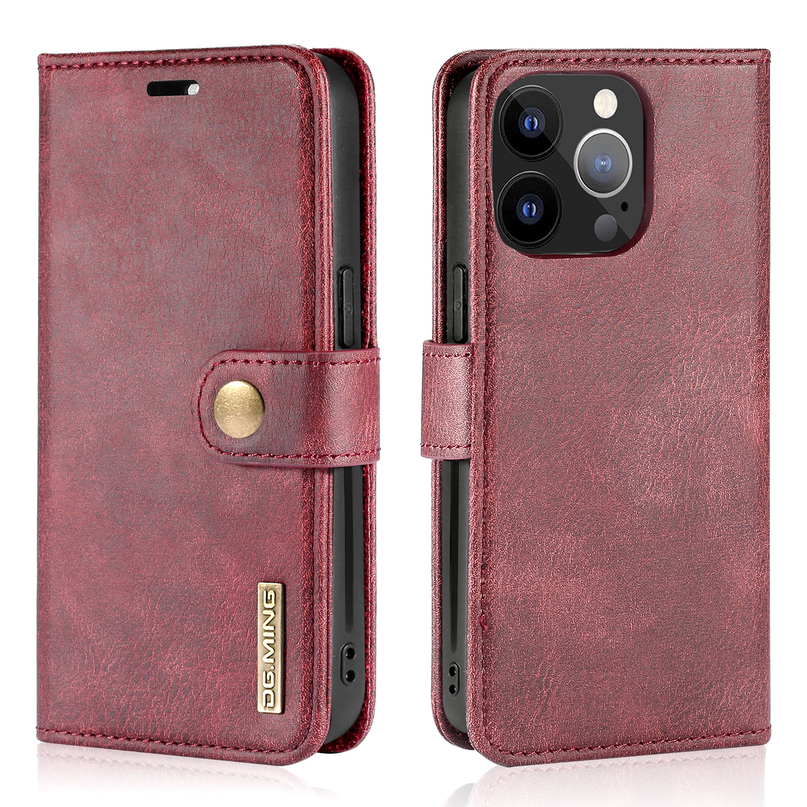 Cover portafoglio Magnet Wallet iPhone 13 Pro Max Red