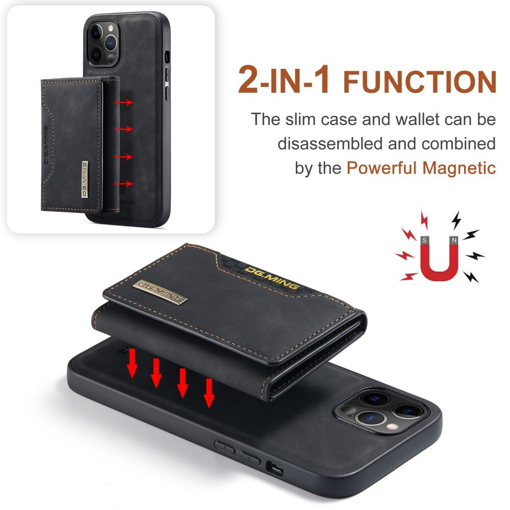 Cover Magnetic Card SlotiPhone 13 Pro Max Nero