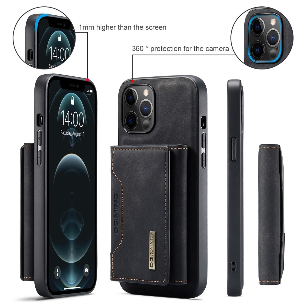 Cover Magnetic Card SlotiPhone 13 Pro Max Nero