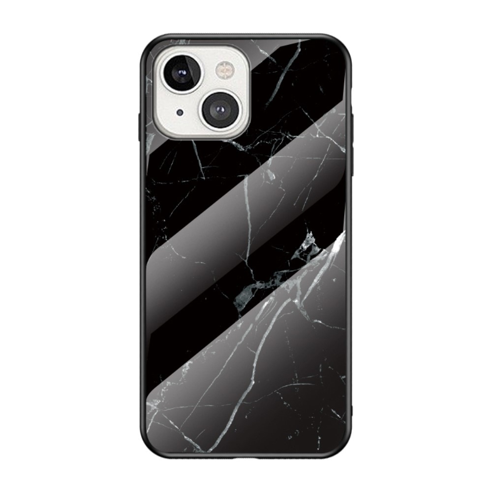 Custodia in vetro temperato iPhone 13 Mini Marmo Nero