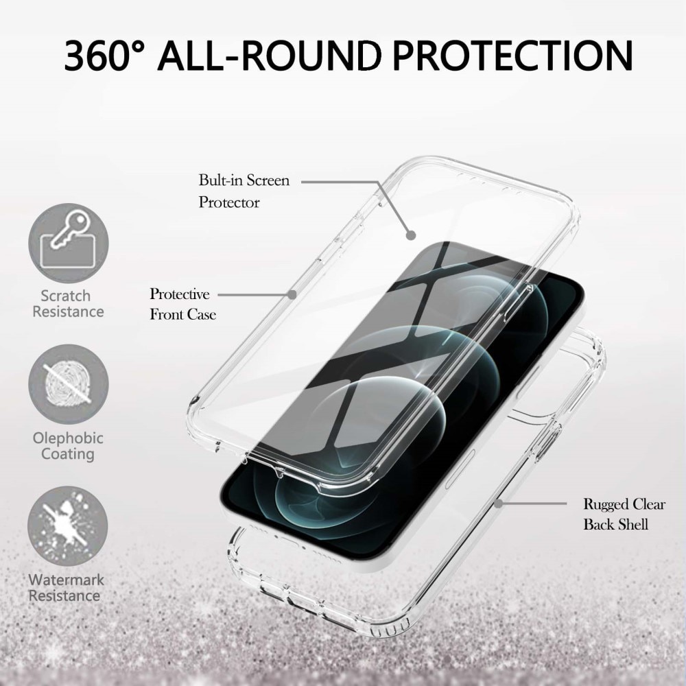 Cover Full Protection iPhone 12/12 Pro trasparente