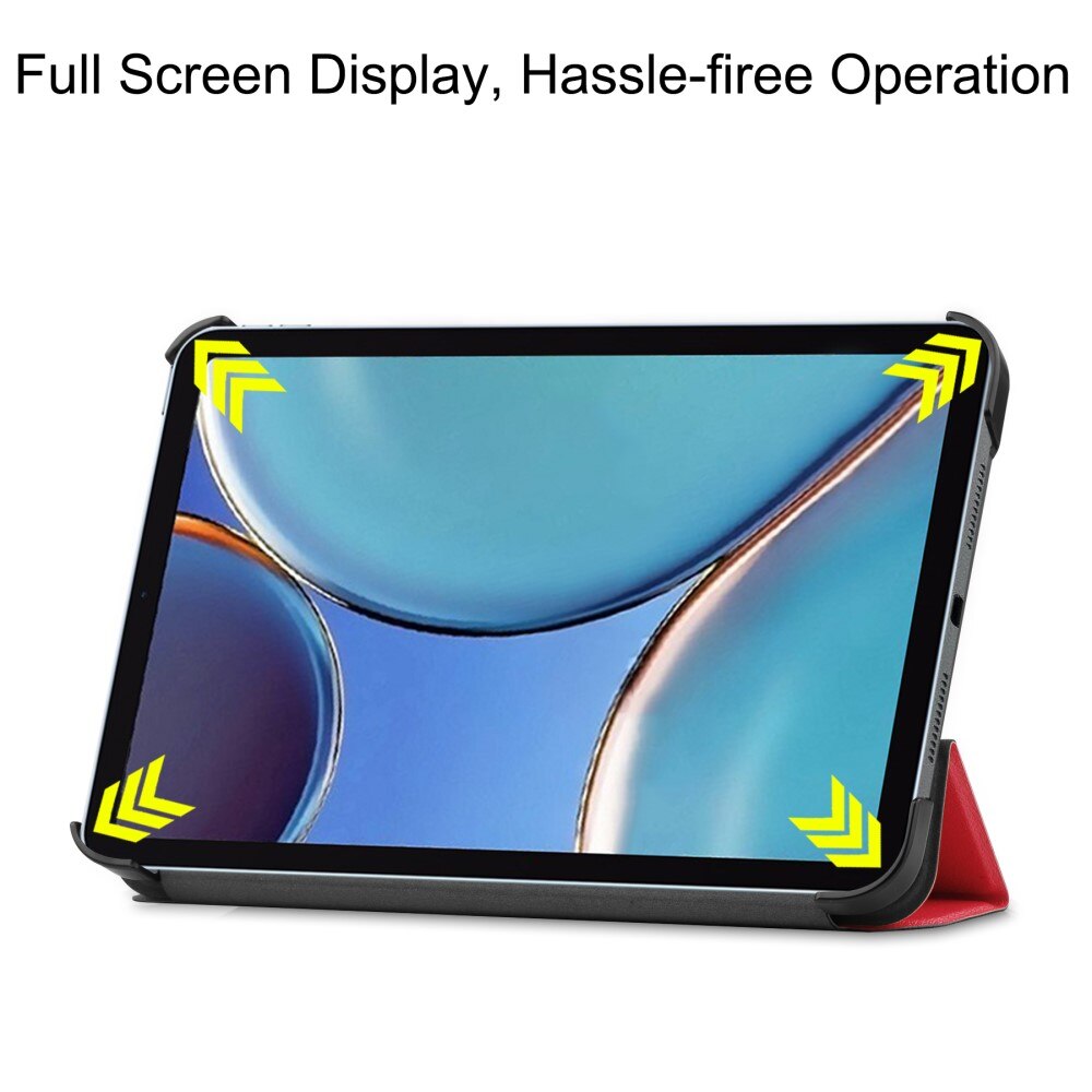 Cover Tri-Fold Apple iPad Mini 6th Gen (2021) Rosso