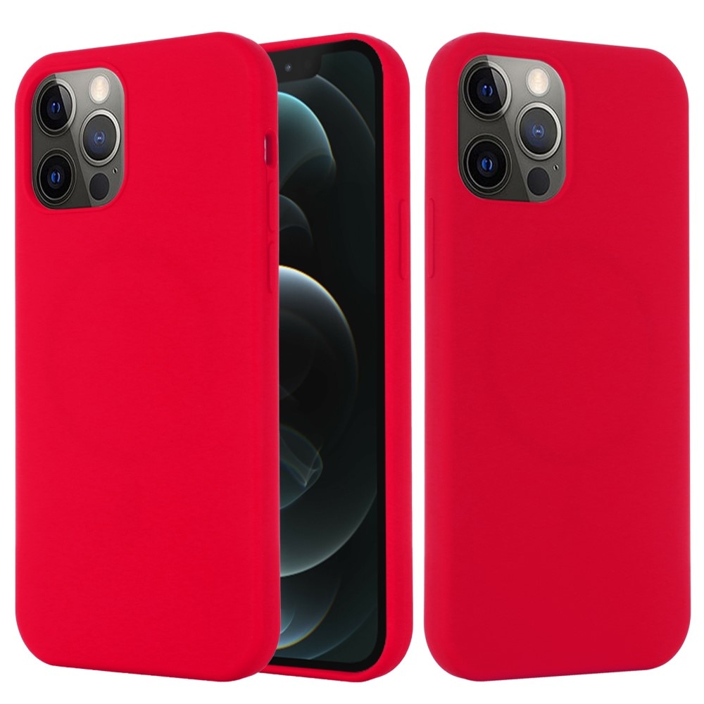 Cover Silicone Magnetic iPhone 13 Red