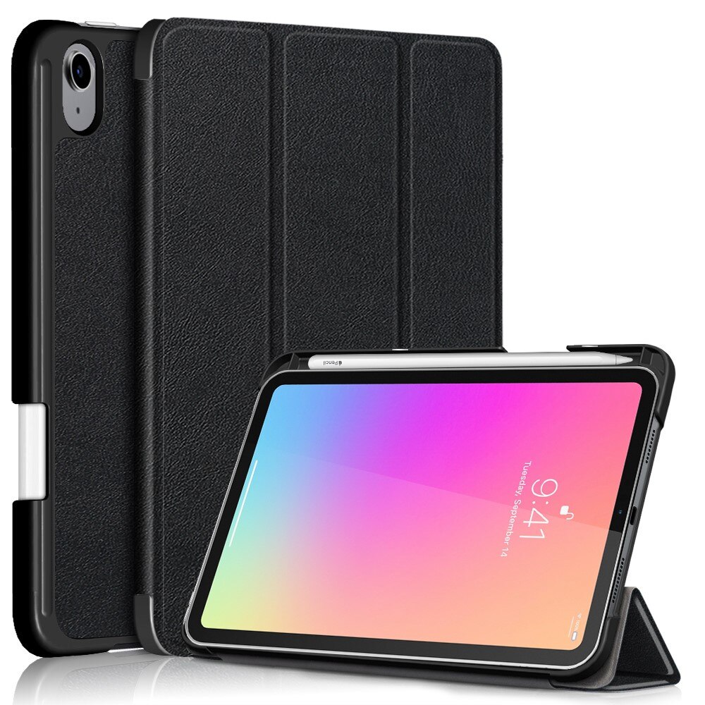 Cover Tri-Fold con portapenne iPad Mini 6th Gen (2021) nero