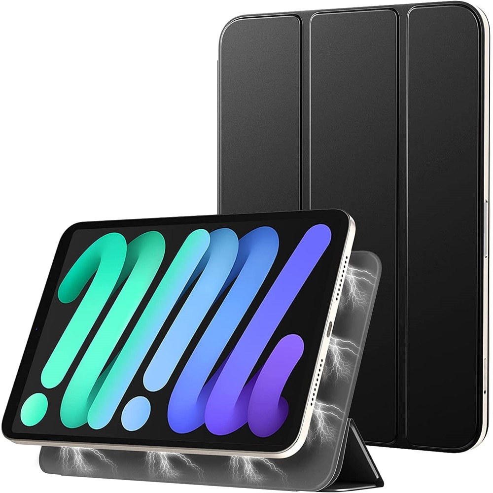 Custodia magnetiche Tri-Fold iPad Mini 6 2021 Nero
