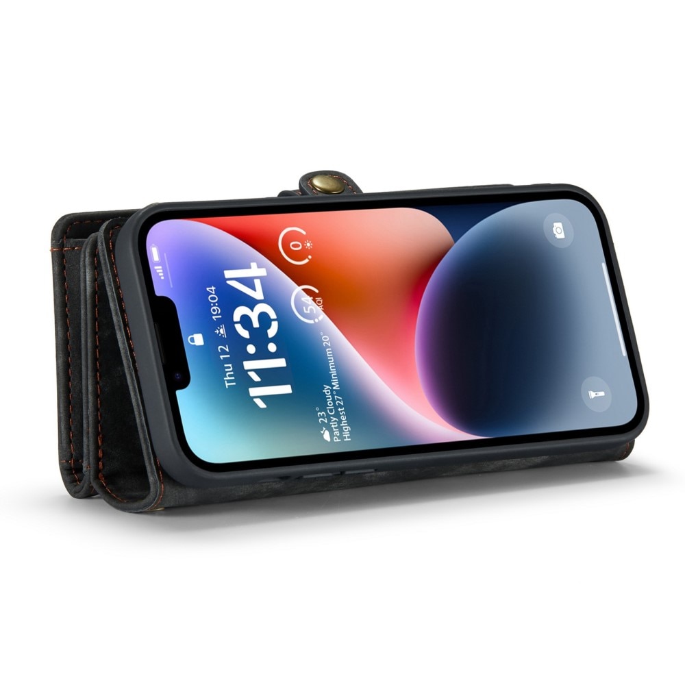 Cover portafoglio Multi-Slot iPhone 13 Mini Grigio