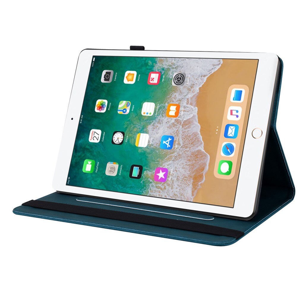 Custodia in pelle con farfalla iPad Air 2 9.7 (2014) blu