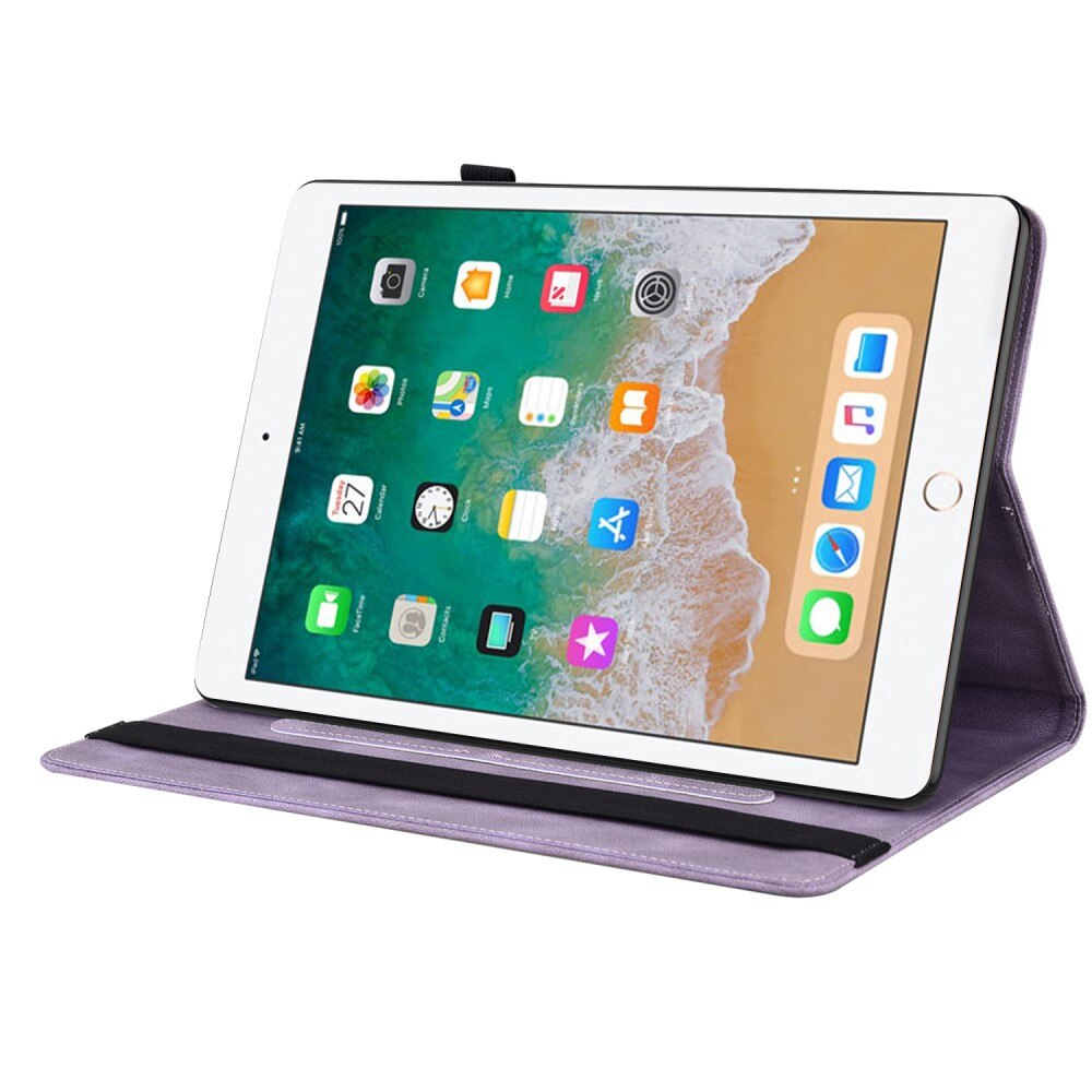 Custodia in pelle con farfalla iPad Air 9.7 1st Gen (2013) viola