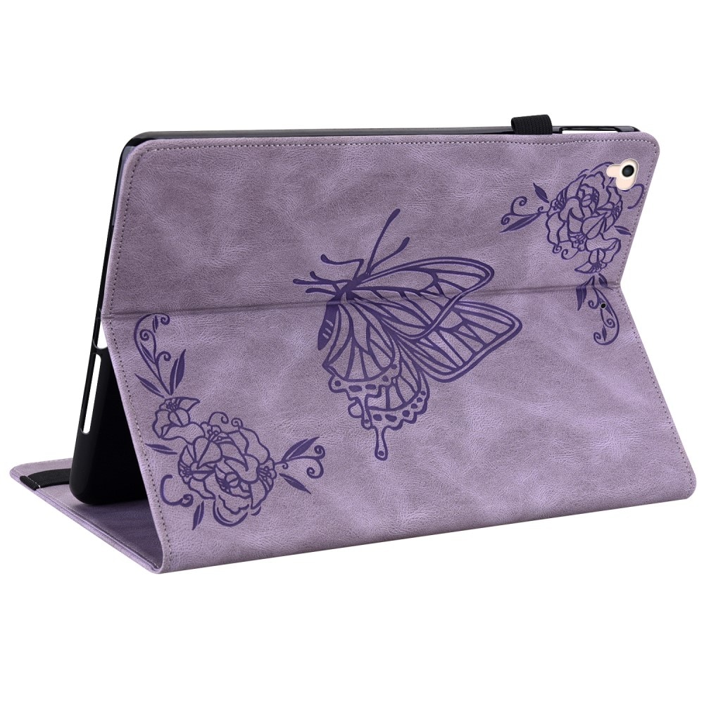 Custodia in pelle con farfalla iPad Air 2 9.7 (2014) viola