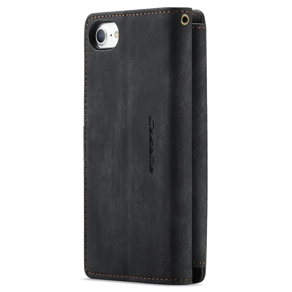 Custodie a portafoglio Zipper iPhone 6/6s nero