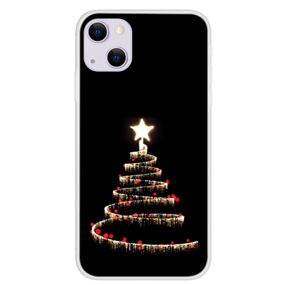 Cover TPU con Motivo Natalizio iPhone 13 - Albero di Natale