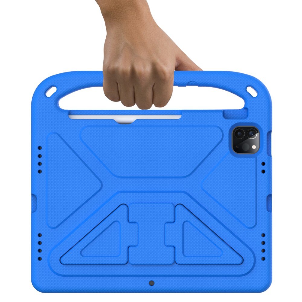 Custodia EVA con maniglia per bambini per Apple iPad Air 10.9 4th Gen (2020) Blu