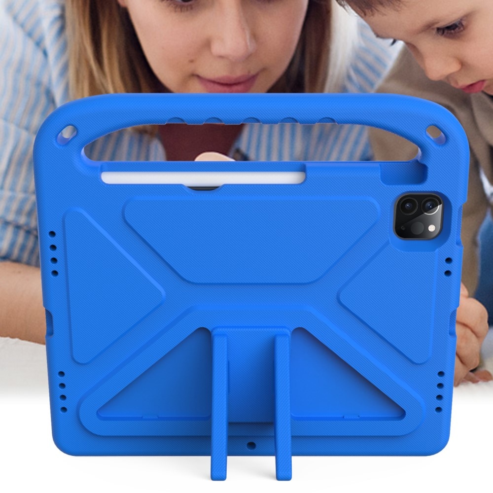 Custodia EVA con maniglia per bambini per iPad Pro 11 4th Gen (2022) blu
