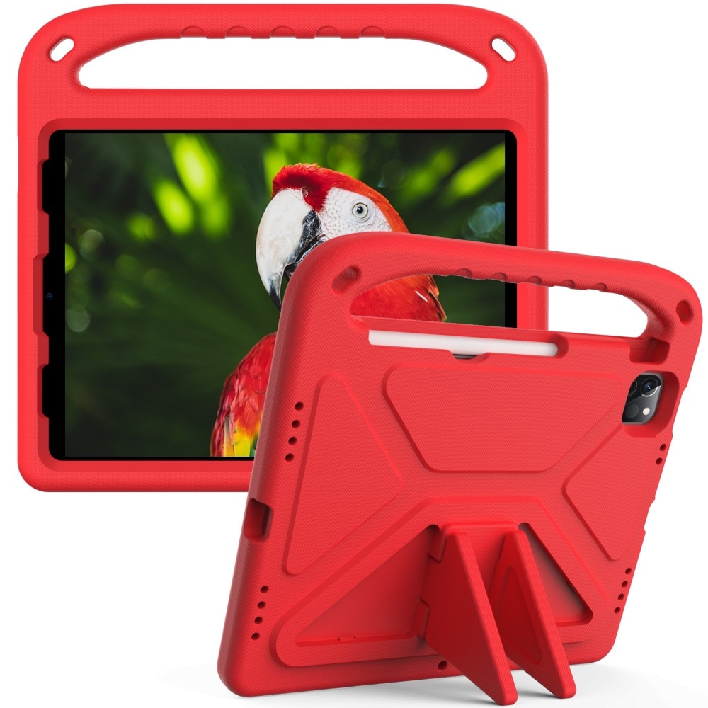 Custodia EVA con maniglia per bambini per iPad Air 10.9 5th Gen (2022) rosso