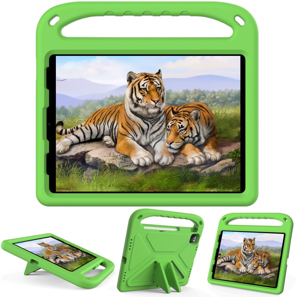 Custodia EVA con maniglia per bambini per iPad Air 10.9 5th Gen (2022) verde