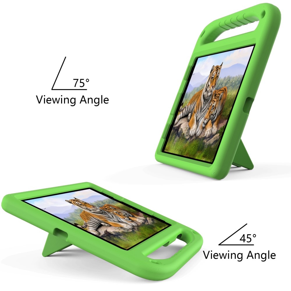 Custodia EVA con maniglia per bambini per iPad Air 10.9 5th Gen (2022) verde