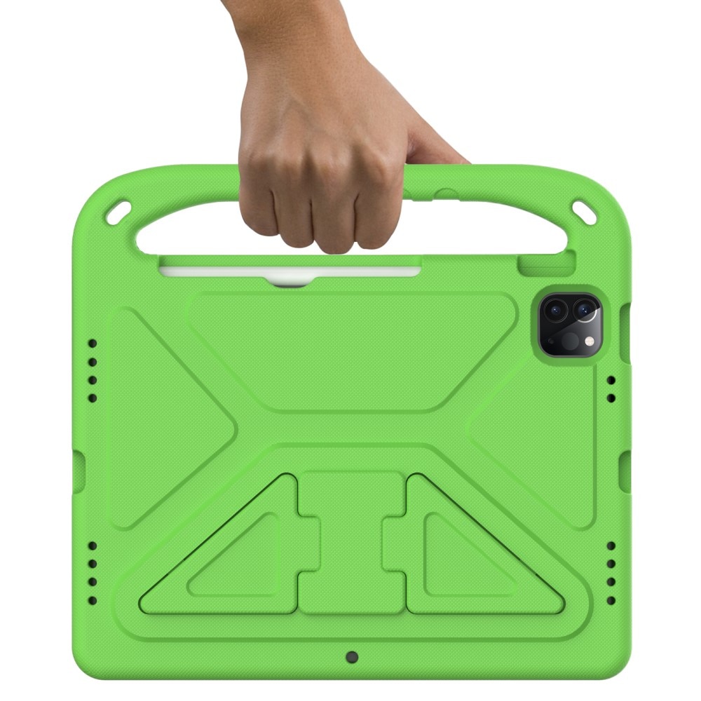 Custodia EVA con maniglia per bambini per iPad Air 10.9 5th Gen (2022) verde