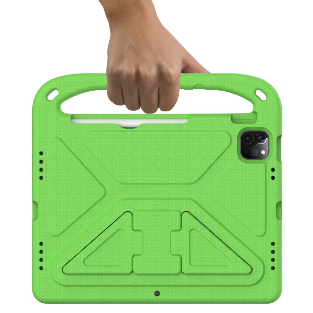 Custodia EVA con maniglia per bambini per Apple iPad Pro 11 4th Gen (2022) Verde