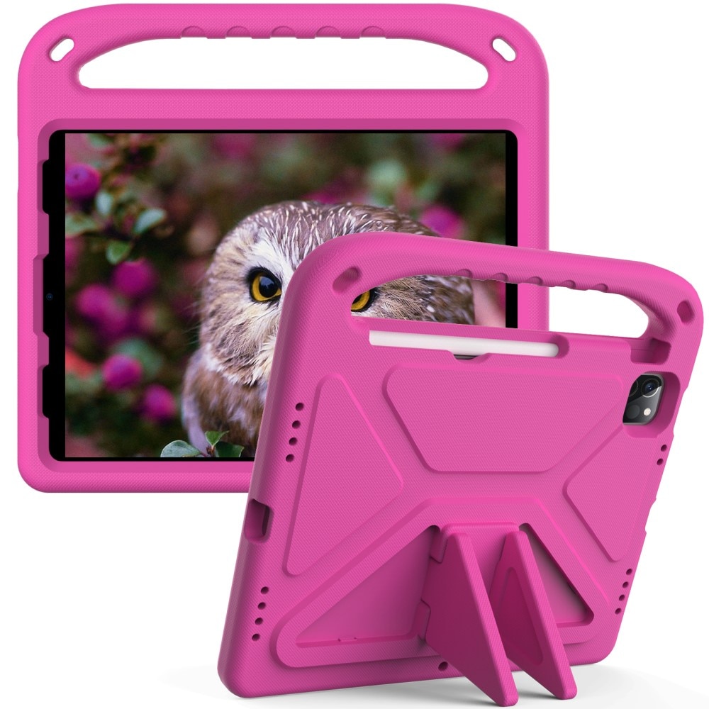 Custodia EVA con maniglia per bambini per iPad Pro 11 4th Gen (2022) rosa