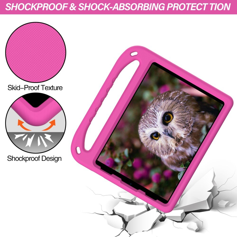 Custodia EVA con maniglia per bambini per Apple iPad Air 10.9 4th Gen (2020) Rosa