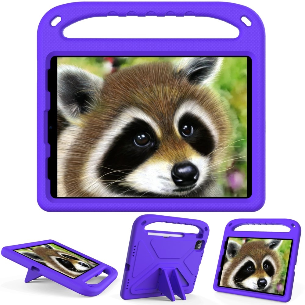 Custodia EVA con maniglia per bambini per iPad Air 10.9 5th Gen (2022) viola