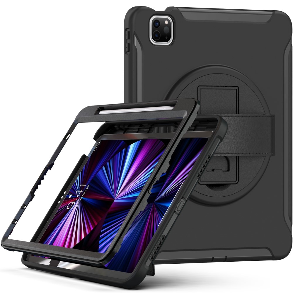 Custodia ibrida antiurto iPad Pro 11 1st Gen (2018) nero