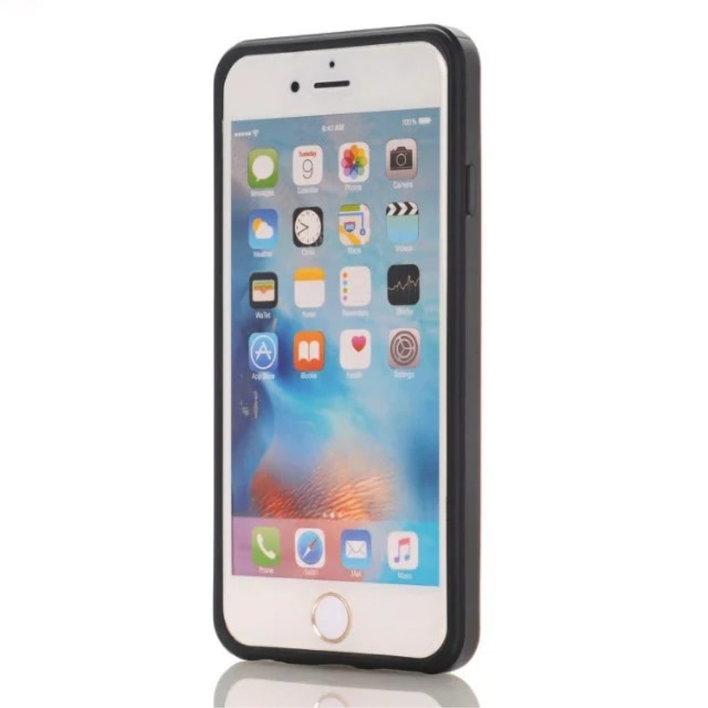 Cover portacarte iPhone 7 Oro rosa